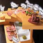 豪華絢爛!『お肉のかいだん』熊本ブランド肉を中心に7種類 少量多種