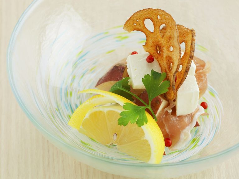 生ハム・丸十クリームチーズのマリネ