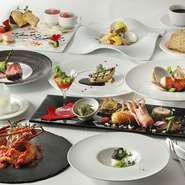 皆様の大切なお誕生日やご記念日にふさわしいシェフ自ら厳選した旬の食材をふんだんに使用したアマルフィイ本店渾身のフルコースです。