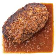 Hamburg steak,Japanese style demi-glace sauce
きざみ玉ねぎと和風デミグラスソース