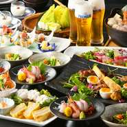 春を楽しめるプランをご用意！料理長厳選の旬食材を使った季節会席プランや、2時間飲み放題付き宴会プラン等、種類も豊富！お席に関してもゆったりとくつろげる個室席をご用意！是非この機会にお越しください。