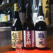 日本酒・焼酎・ワイン、料理に合わせた美味しいお酒