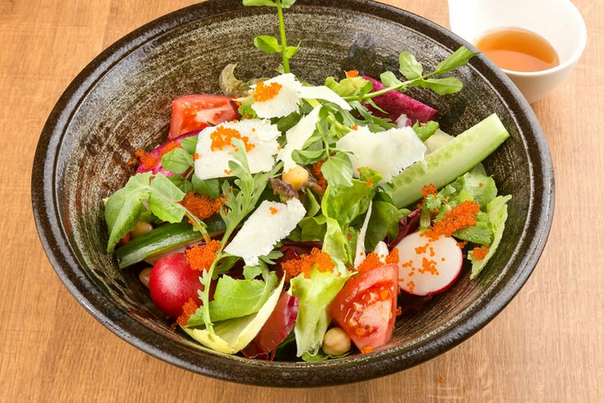 採れたて新鮮な食材だけを厳選して使うフレッシュローテーション