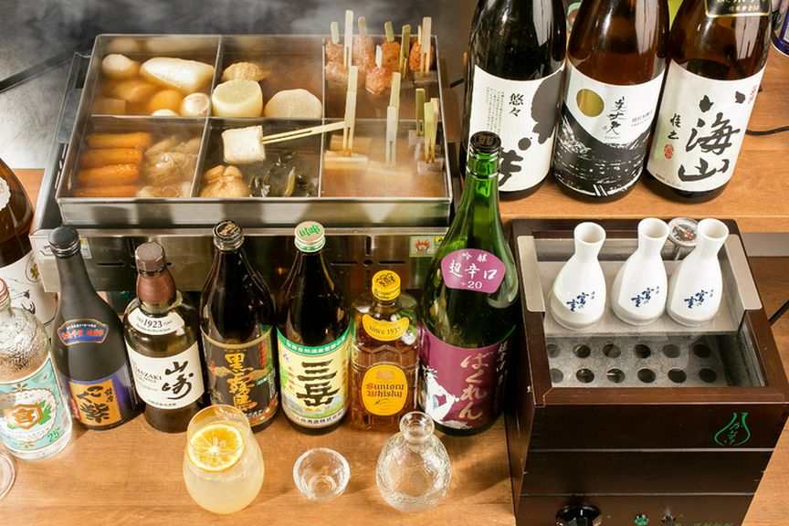 オリジナル武蔵野おでんはお酒とも相性抜群