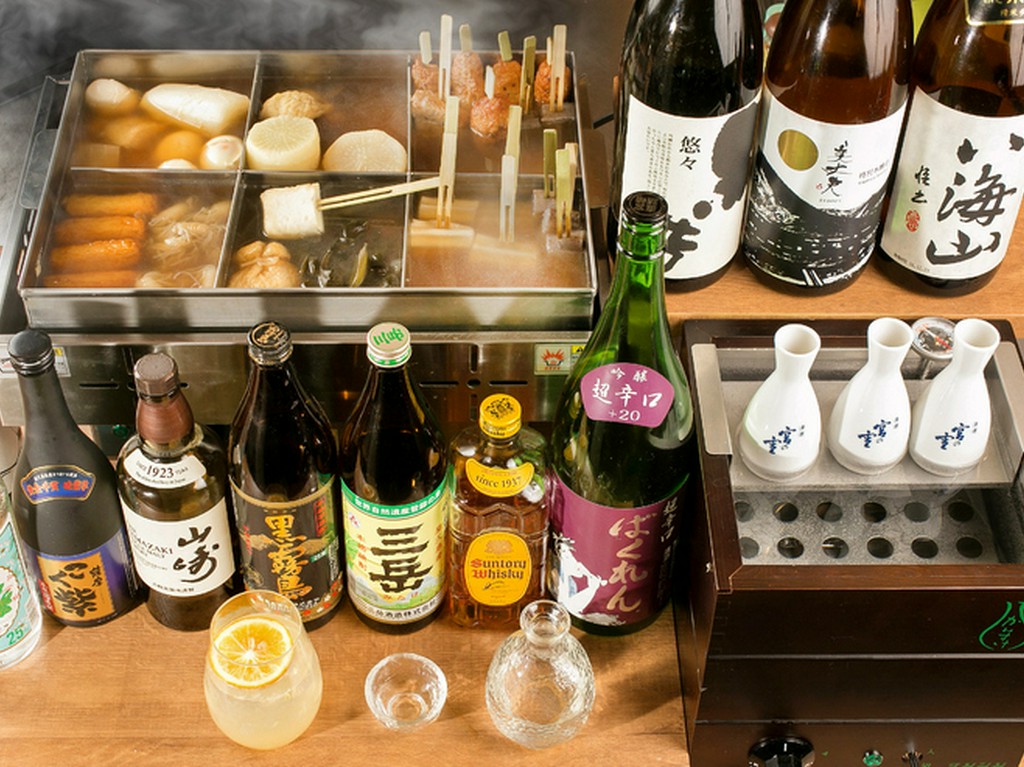 オリジナル武蔵野おでんはお酒とも相性抜群