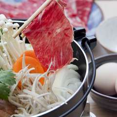 当店おすすめのすき焼き・しゃぶしゃぶコースなどございます。