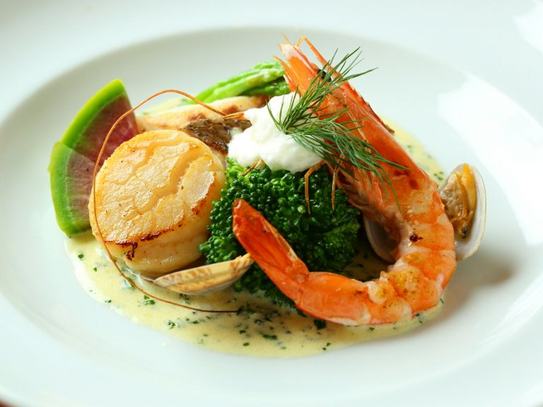 魚介のポアレ盛り合わせ