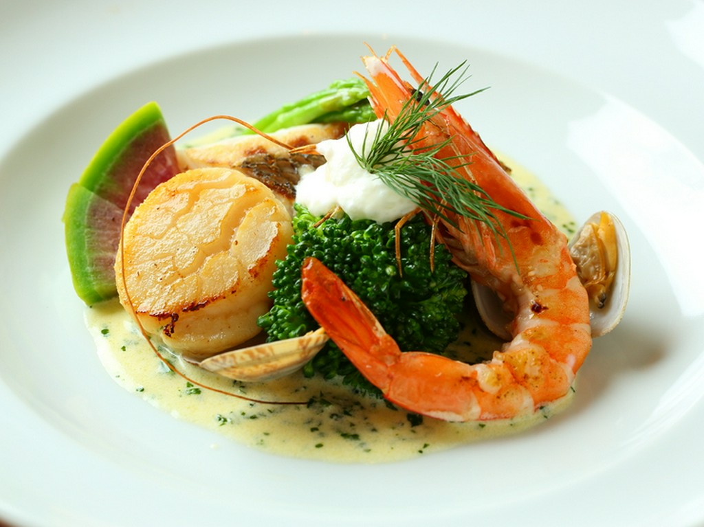 魚介のポアレ盛り合わせ