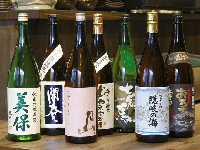 日本酒にこだわっている