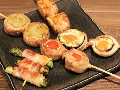 肉巻きの中からおすすめ厳選『肉巻き5種盛り合わせ』