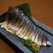 山陰産〆鯖（炙り）