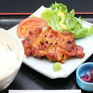 若鶏の照り焼き定食