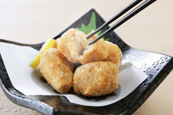 珍しい！オープン以来愛される名物料理『里芋唐揚げ』