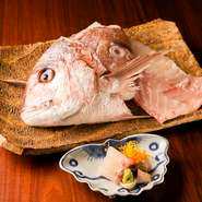 地元の漁港でその日のうちに仕入れた食材を中心に、旬のおさしみを満喫することのできるひと皿です。四季の移ろいと共に変わる味わいをご堪能ください。