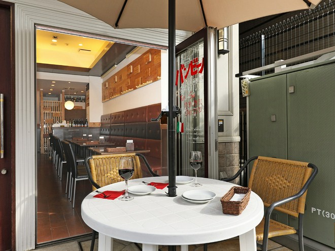 テラス席がある