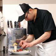 【バンビーノ】という店名にもありますようにまだまだ未熟なスタッフで、すべてがまだまだの状態。ですが、精一杯おもてなしいたしますので、ゆったりとお過ごしください。