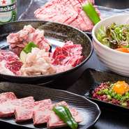 当店はハラミをメインに、他にもタンや馬のハラミなど多種のお肉を取り扱っております。気兼ねなく接待を楽しんで頂けます。