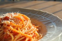 歯ごたえ抜群の２ミリのパスタ