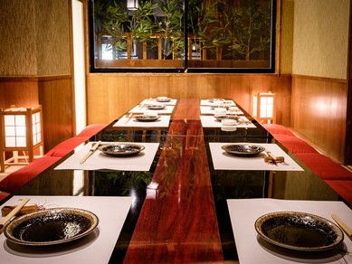 くつろげることにこだわった、掘りごたつの完全個室