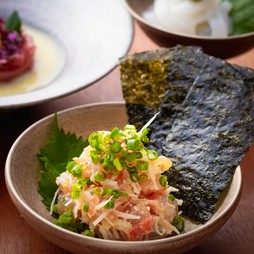 銚子漁港より直送！金目鯛と天然真鯛のなめろう