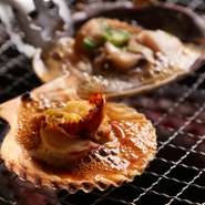 カウンターのお一人様より、ゲストの目の前で焼いてもらえます