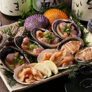 名物！『貝焼き盛り合わせ』(大）