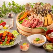 当店でおすすめナンバーワンです
先付、刺身、焼物、中皿、揚げ物、お食事、デザート
※内容は仕入れ状況に応じて予告なく変更になる場合がございます