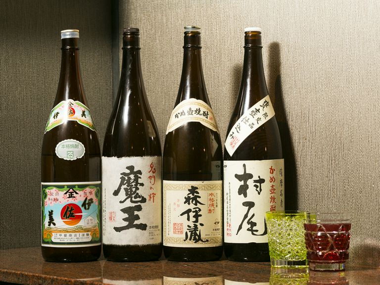 店主の手にかかれば、希少な焼酎も皆が愉しめるように設定