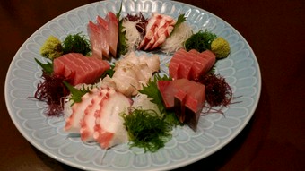 刺身の盛り合わせ