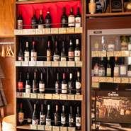 イタリアンに精通したオーナーが吟味したワインが50種類以上。カリフォルニアワインを中心に、飲みやすいワインを集めています。サングリアやグラスワインもあるので、手軽に楽しめます。