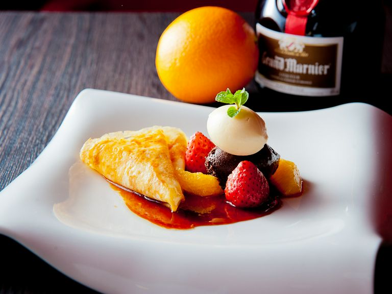 優しい甘さが、より一層の満足した時間へといざなう『クレープシュゼット』