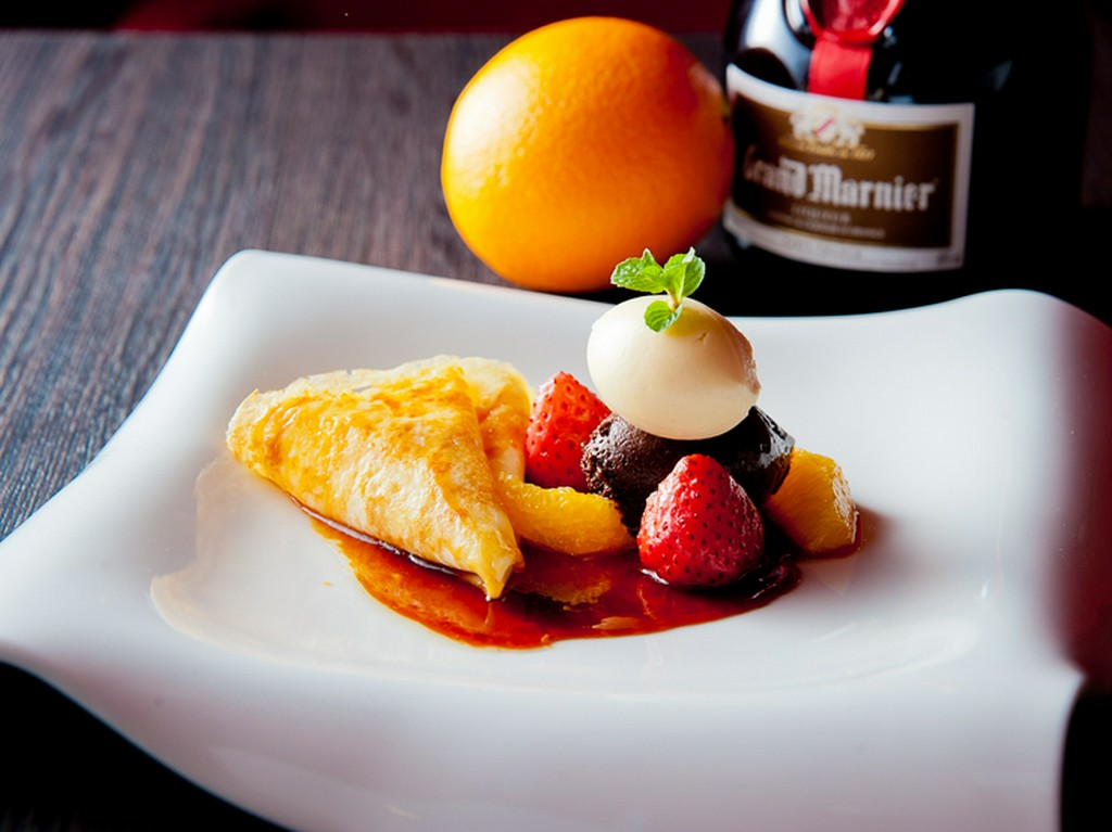 優しい甘さが、より一層の満足した時間へといざなう『クレープシュゼット』