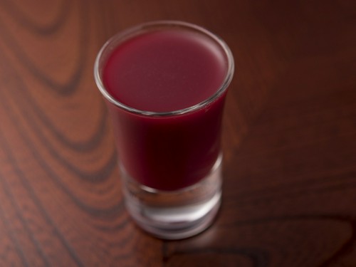 りんごジュースで割ってあるので飲みやすい『活血』