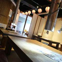 七輪を囲んで“だんらん”が楽しめる
