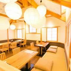 居心地の良い畳いすと厳選されたメニューでファミリーにも対応