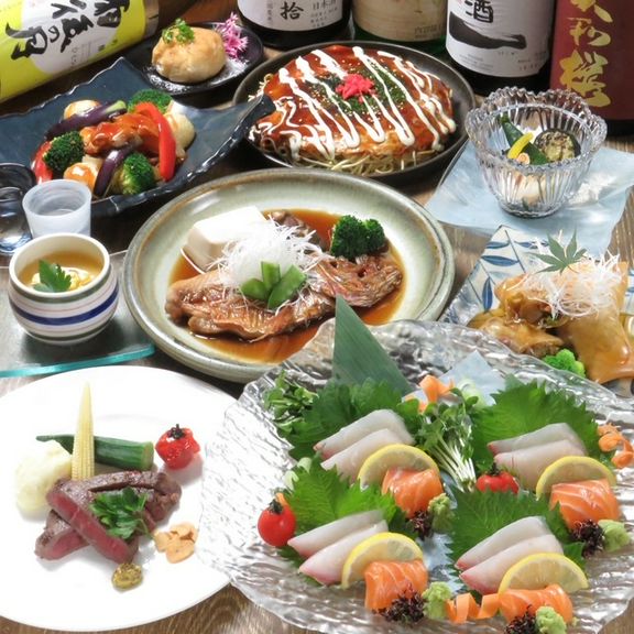 60名様まで個室OK!飲み放題付コース5000円〜各種ご用意