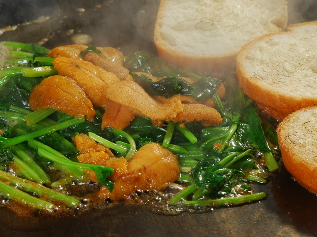 広島名物　ウニホーレン