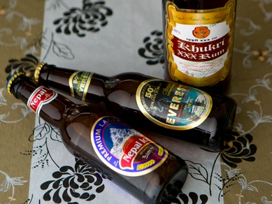 珍しいネパールのビールが楽しめる