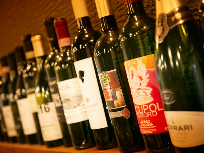 ワインにこだわっている