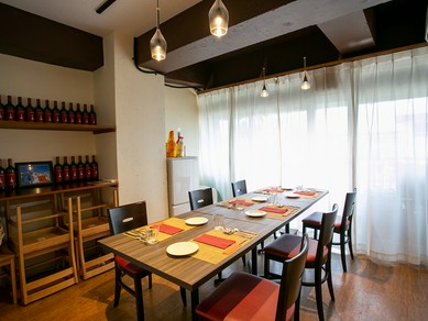 プライベート空間でゆっくりとお食事のひと時をお過ごしください