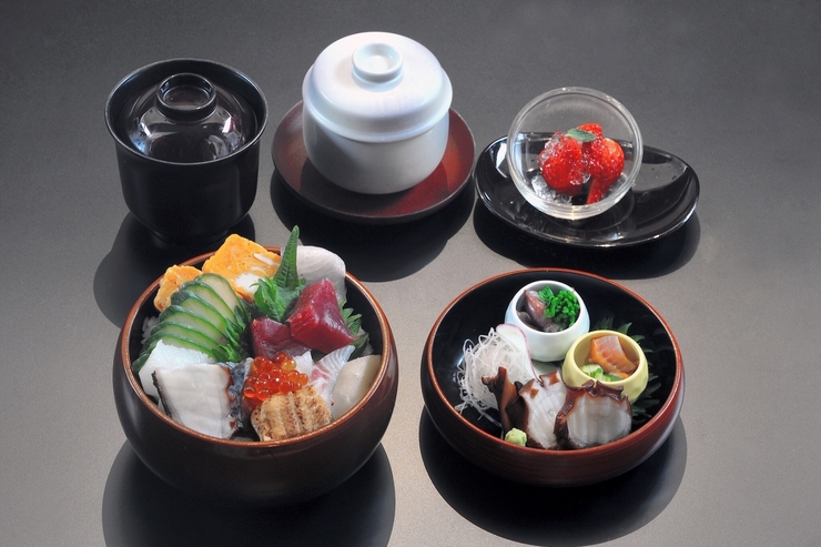 [Lunch only] Premium chirashizushi