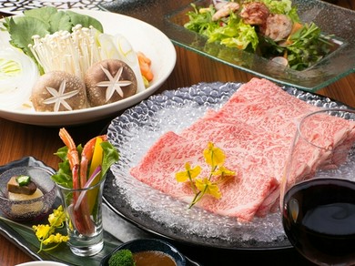 じっくりお肉を味わえる『桔梗コース』