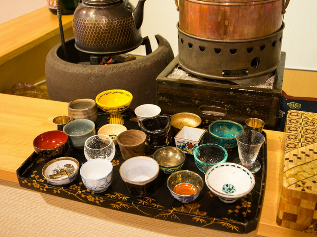 心づかいが嬉しい。お酒の味だけでなく、器でも楽しませてくれる