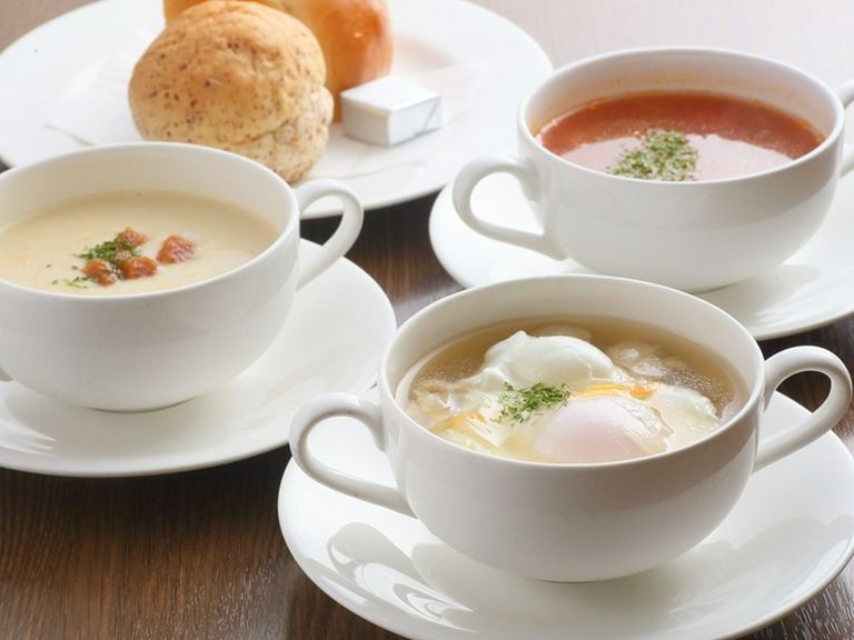 自慢のスープ　3種