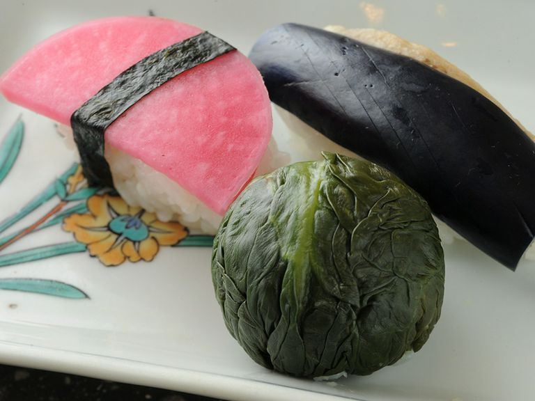 お酒の箸休めにも最適な『お漬物のお寿司』