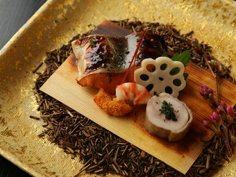 『桜鱒の茶香焼き（さくらますのさこうやき）』