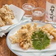素材の美味しさをストレートに味わう『天ぷら』