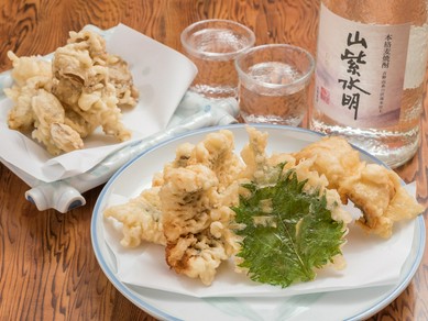 素材の美味しさをストレートに味わう『天ぷら』