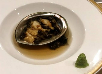 おすすめ鮑コース　前日までの要予約（日祝日は前々日）