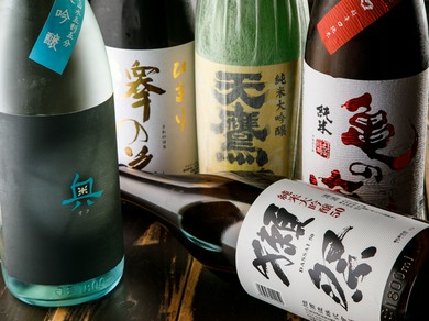 料理に合わせて厳選された日本酒が充実のラインナップ
